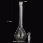 Transparent Lab Borosilicate Glass Volumetric Flask with Stopper Office Laboratory Chemistry Clear Glasswar