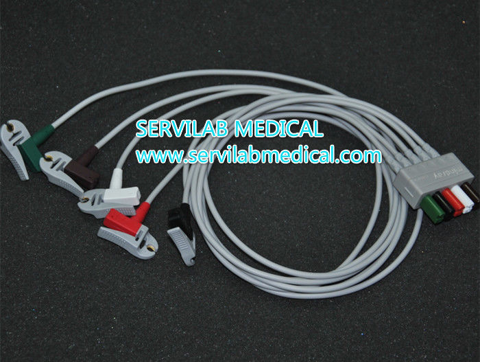 Mindray PM7000 PM8000 PM9000 T5 T8 clip 5-lead wire AHA clip type 0010-30-43144