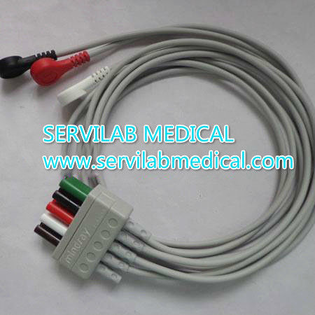 Mindray PM7000 PM8000 PM9000 T5 T8 ECG Cable  0010-30-43251
