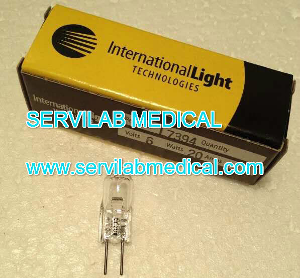 ILT L7394 6V 20W  tungsten halogen lamp,GLAMOUR MD1600 MD2000 ,6V20W halogen bulb,GILWAY,L7394-K2