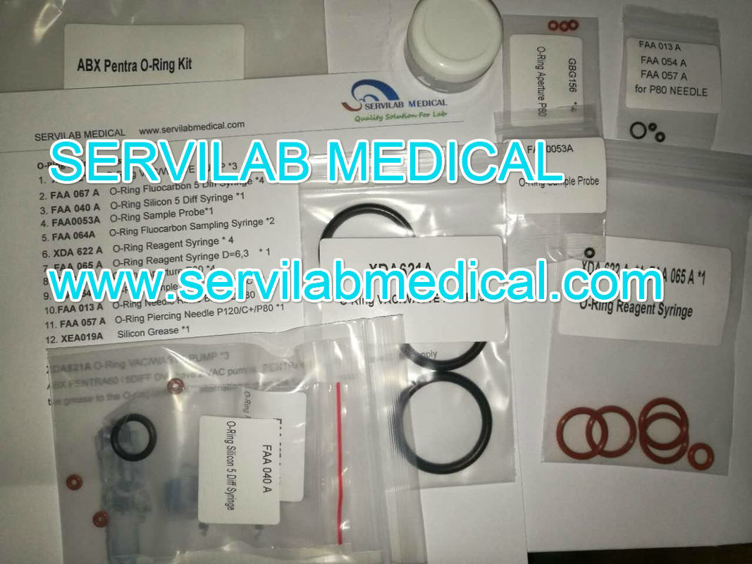 Horiba ABX  Pentra 60 80 P60 P60C Hematology Analyzer O-Ring Kit Yearly Maintenance O-Ring Kit